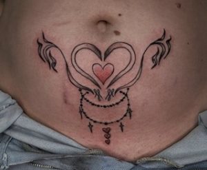 Heart Womb Tattoo