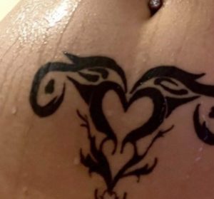 Heart Womb Tattoo