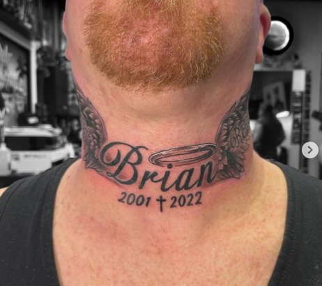 name neck tattoos for men