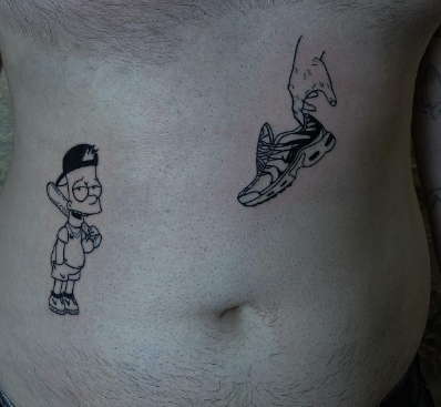 Bart Simpson Belly Button
