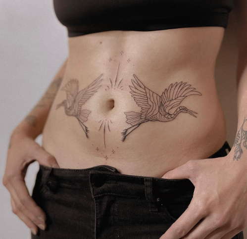 30+ Beautiful Stomach Tattoos Ideas for Women (202 Designs)