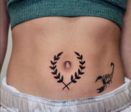 10 Best and Cute Belly Button Tattoo Designs