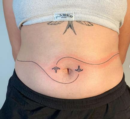 Discover 70 tattoos around the belly button  thtantai2