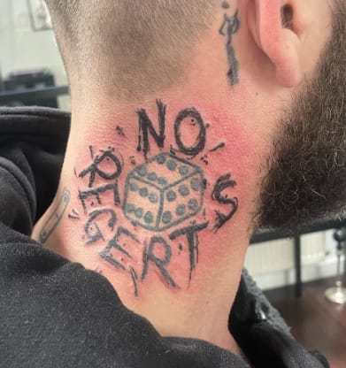 Neck Men Tattoo