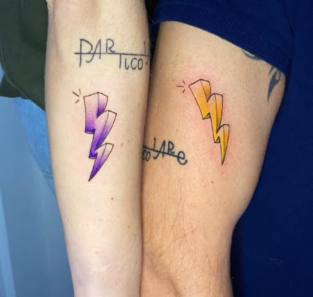 Badass Flash Couple Tattoo
