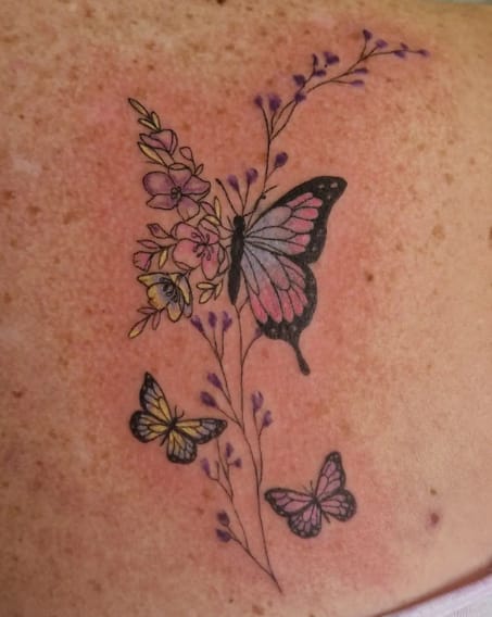 Butterfly Coverup Tattoo