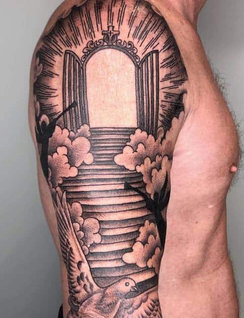 Stair tattoos meaning and collection of designs  Tattooing
