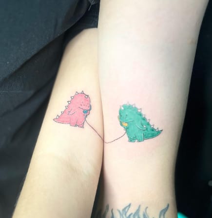 Couple Connected Tattoo