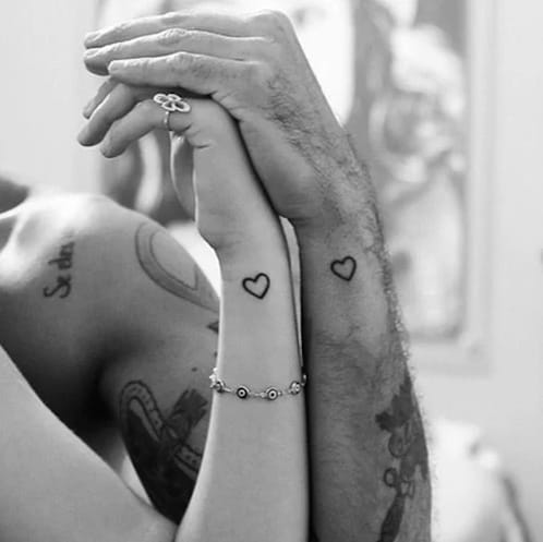 Couple Heart Tattoo 1