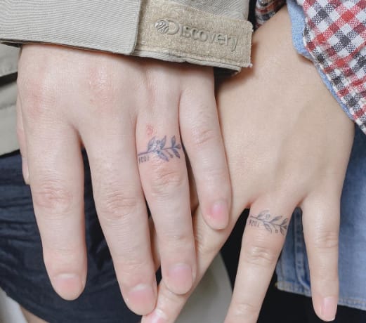 Couple Ring Tattoo
