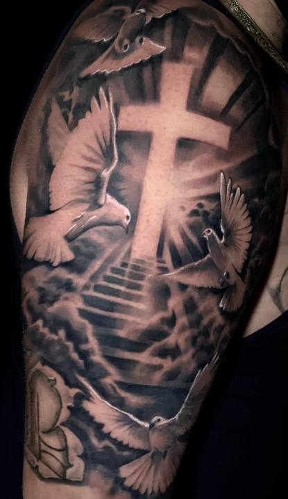 Cross Jesus Tattoo t