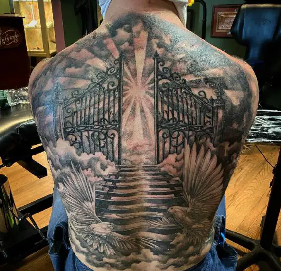 Full Back Covered Tattoo 1