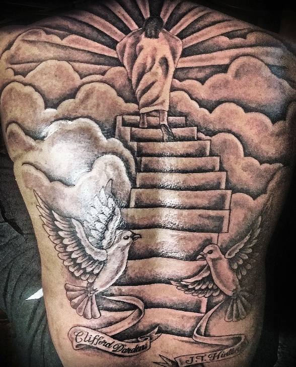 Full Back Covered Tattoo 3