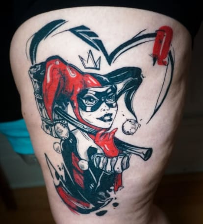 Joker & Harley Queen Couple Tattoo