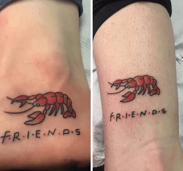Lobster Couple Tattoo