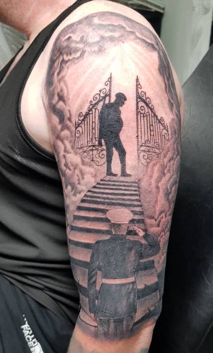 Stairway to Heaven Tattoo for Military 1