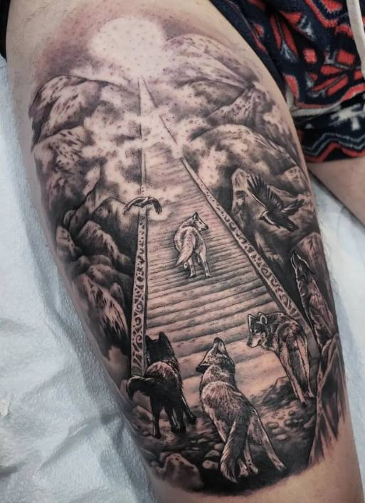 Stairway to Heaven with Animals