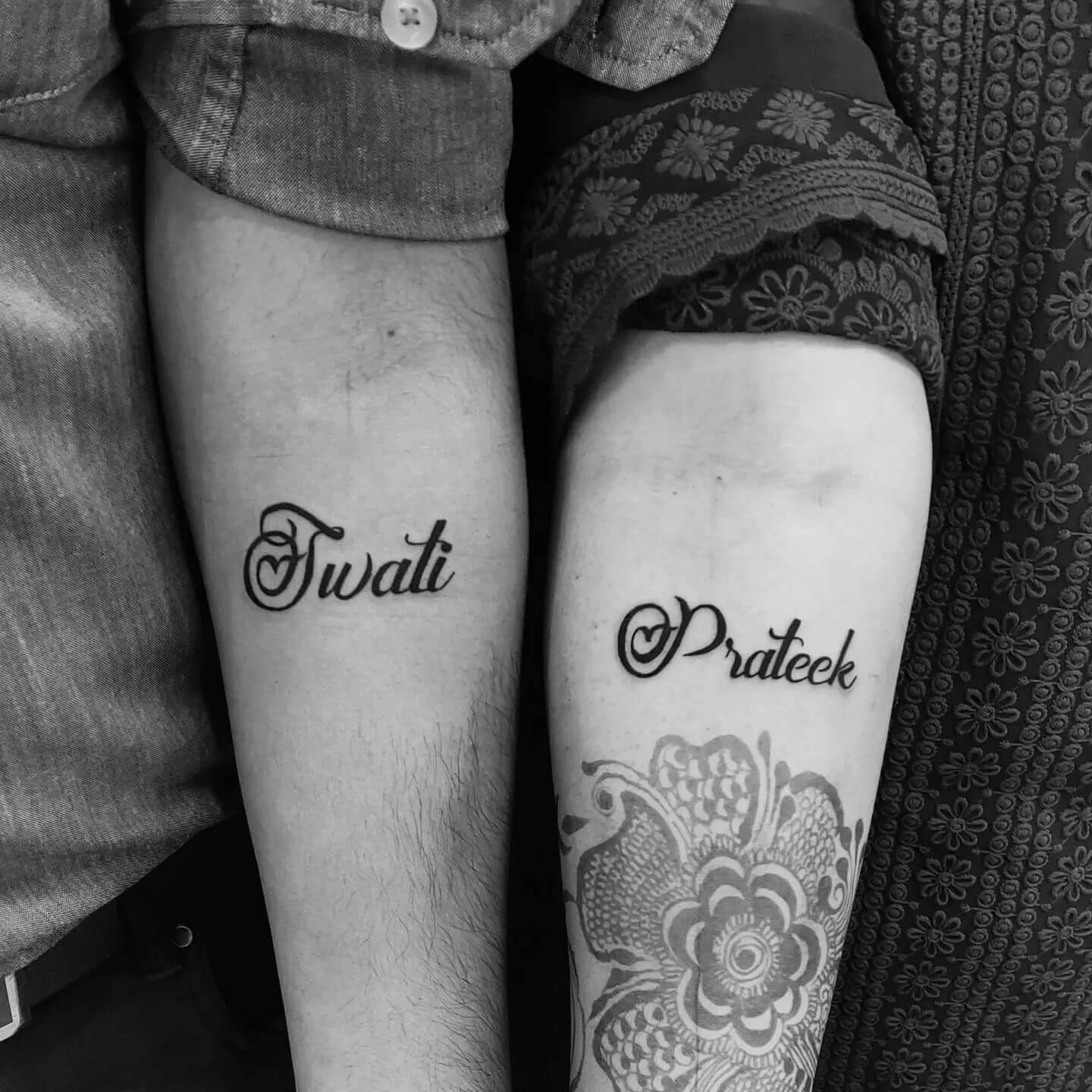 Couple Name Tattoo