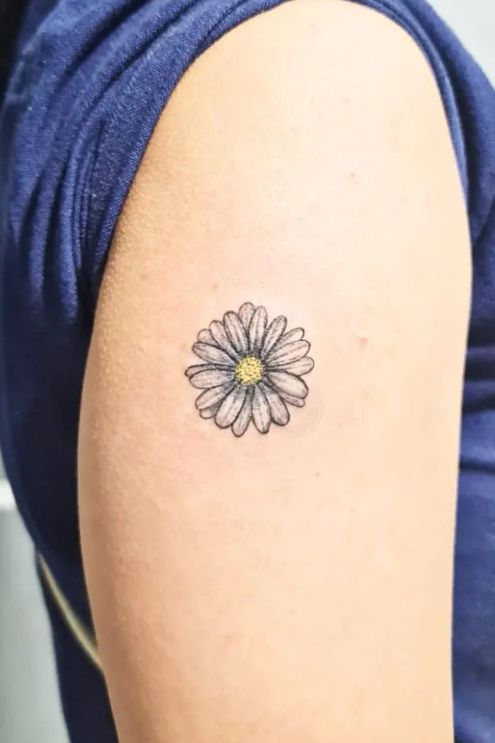 April Birth Flower Tattoo 4
