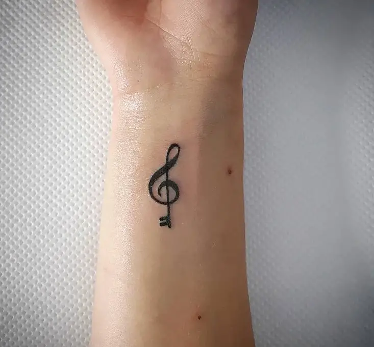 Simple Musical Kye Tattoo