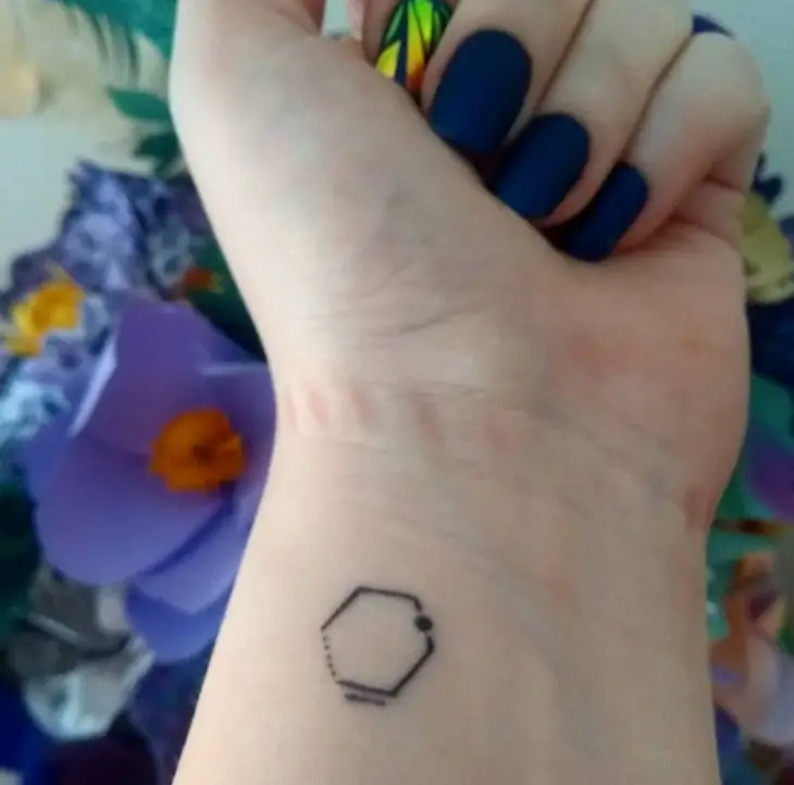 Small and Easy Wrist Tattoo